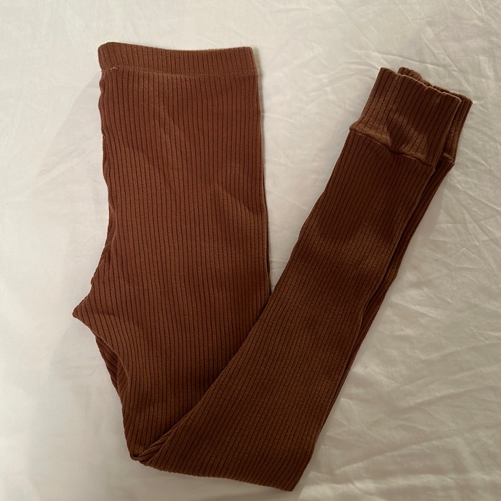 THE SIMPLE FOLK organic cotton ribbed legging